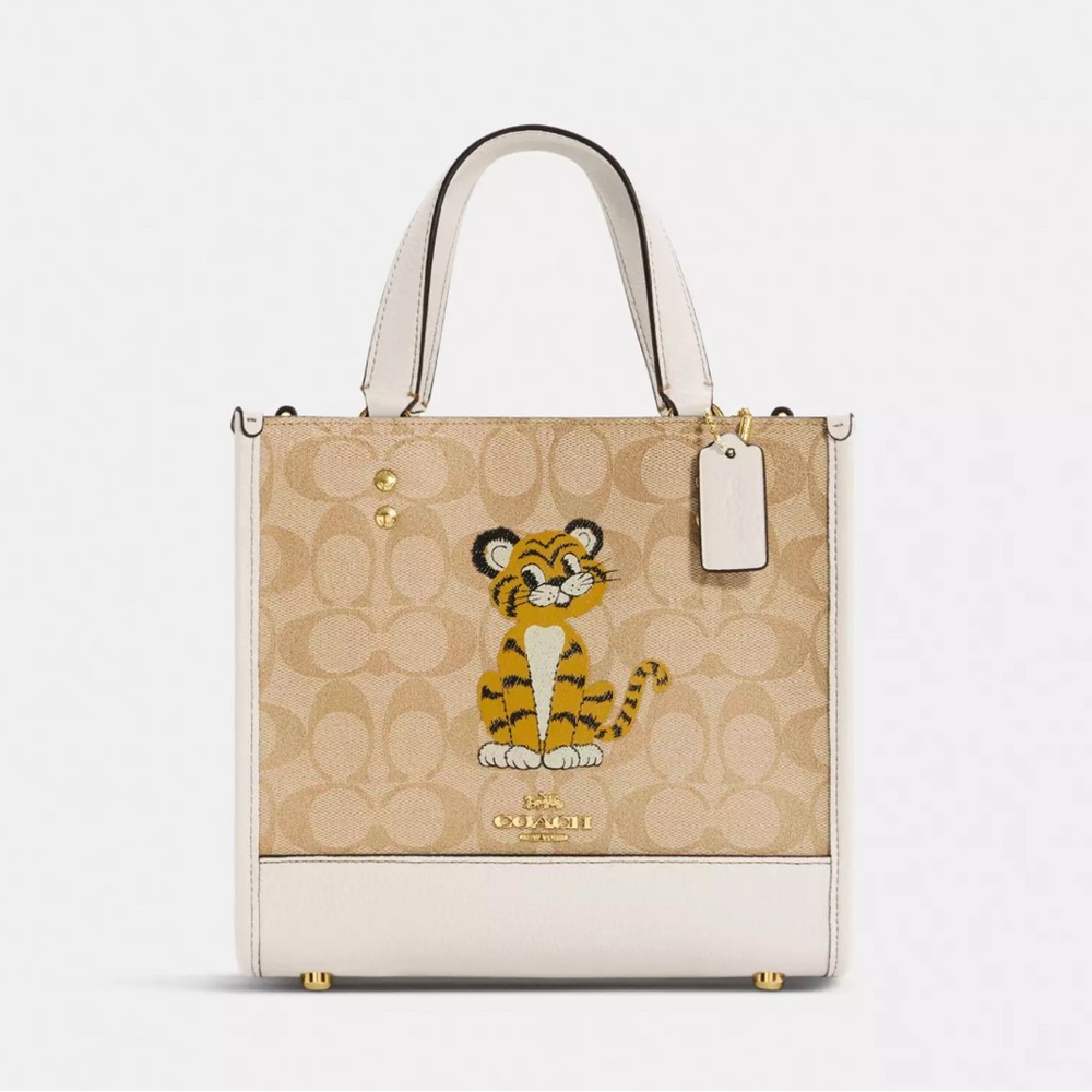 COACH Dempsey Tote Bag TIGER